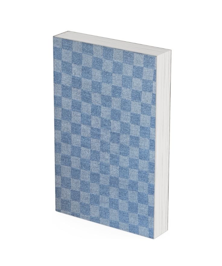Denim Checkered Bible Cover