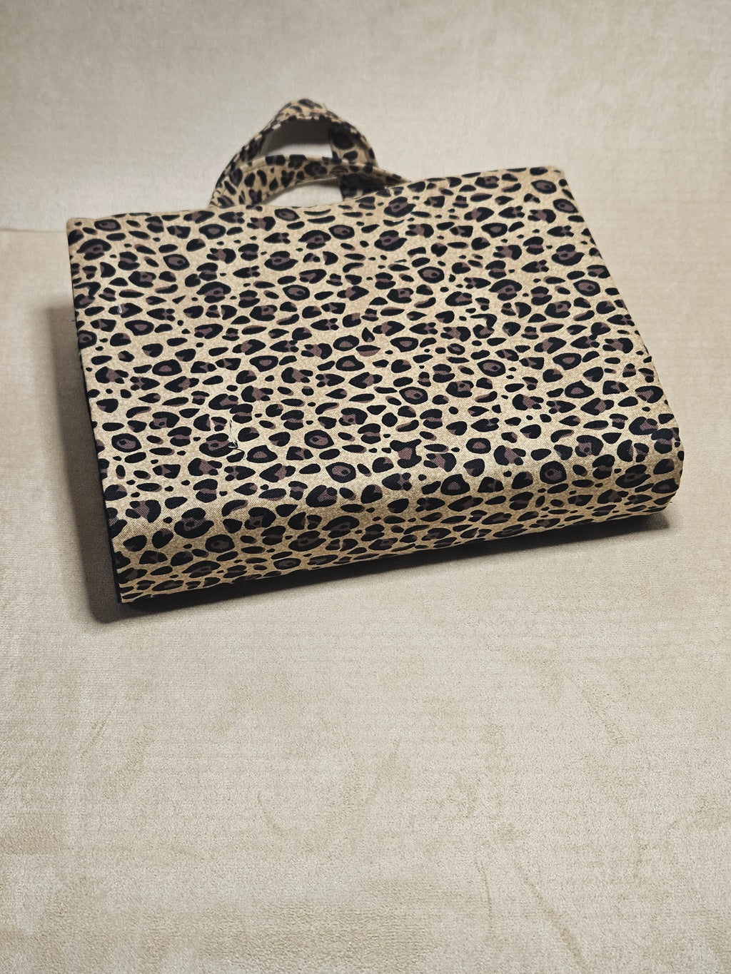 Leopard Print Bible Cover with Handle