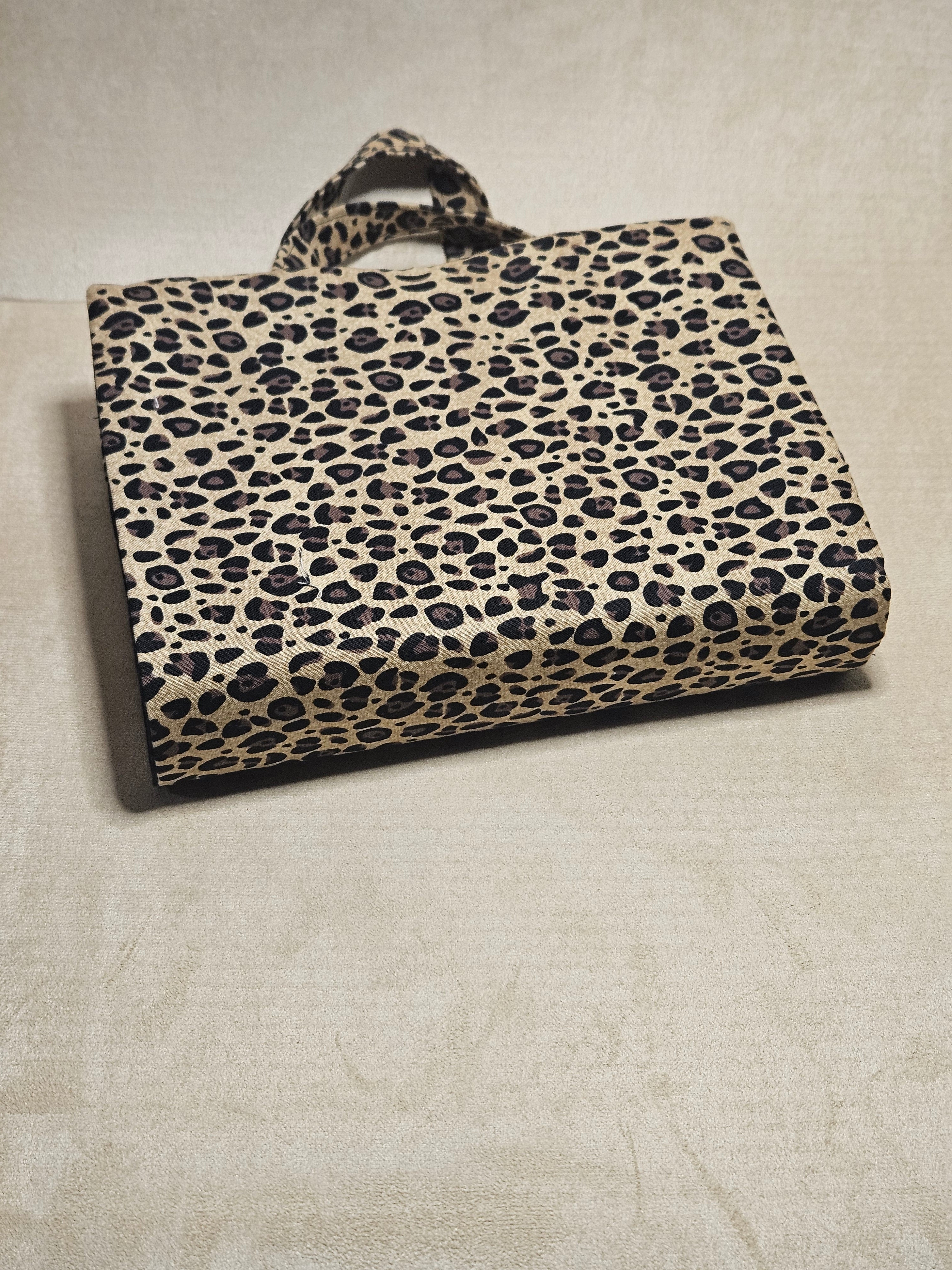 Leopard Print Bible Cover with Handle