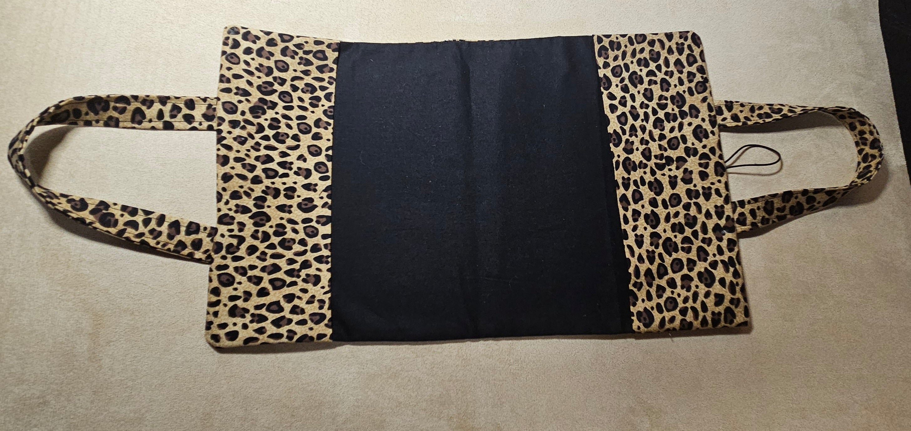 Leopard Print Bible Cover with Handle