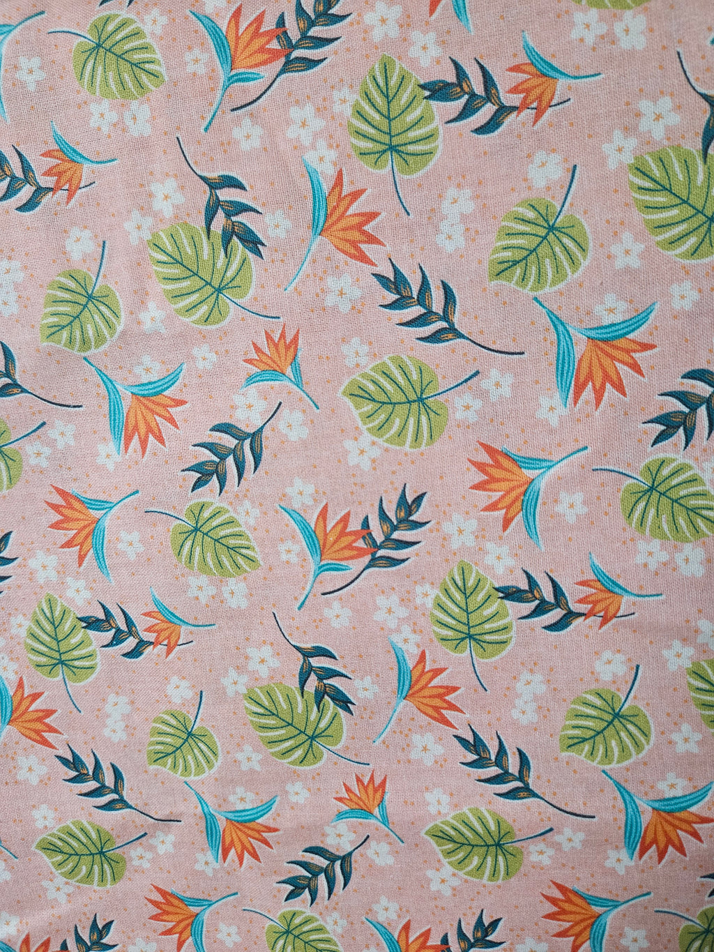 Pink Tropical Floral Bible Cover