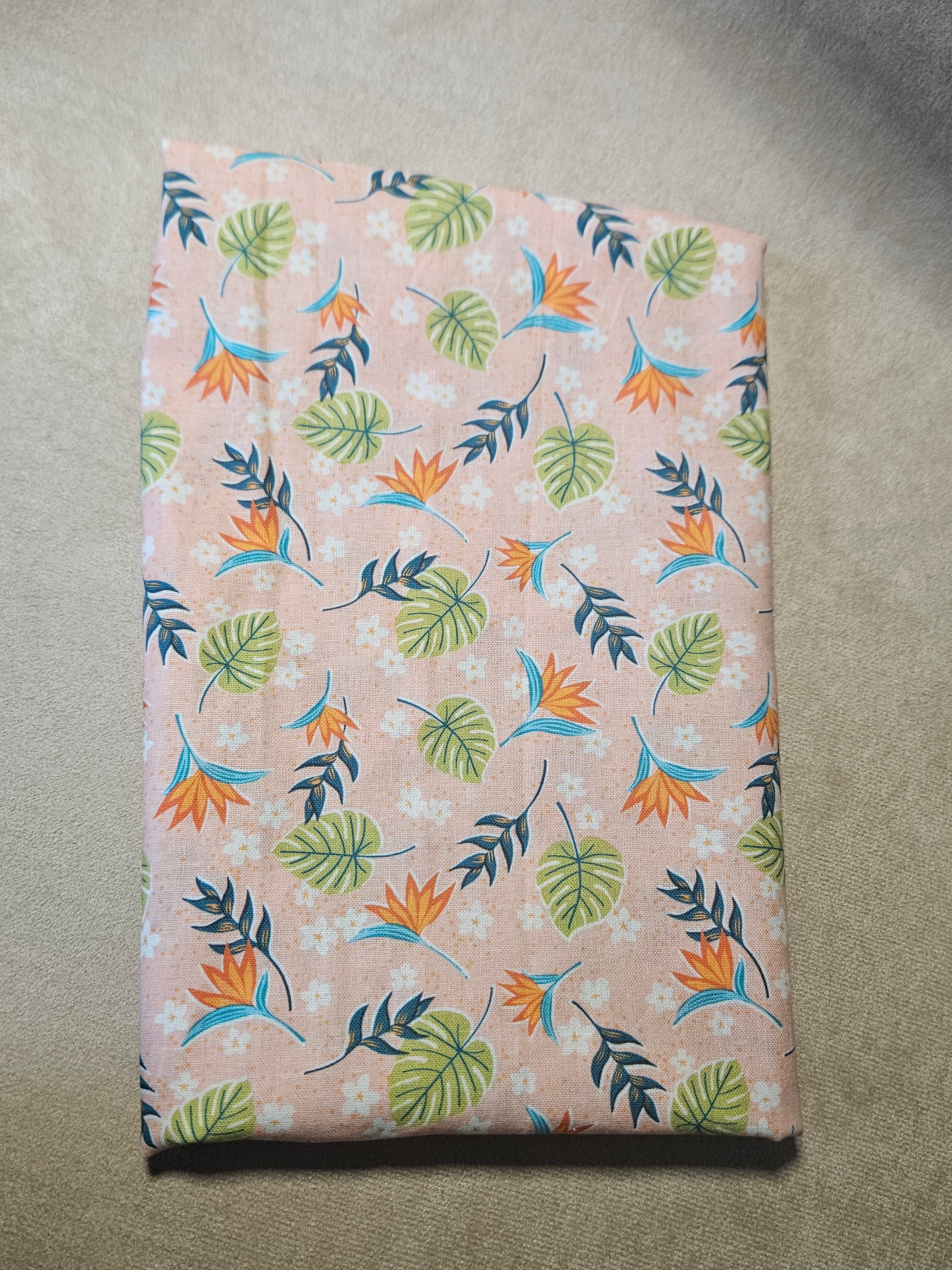 Pink Tropical Floral Bible Cover
