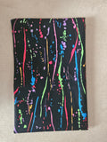 Neon Paint Splatter Bible Cover
