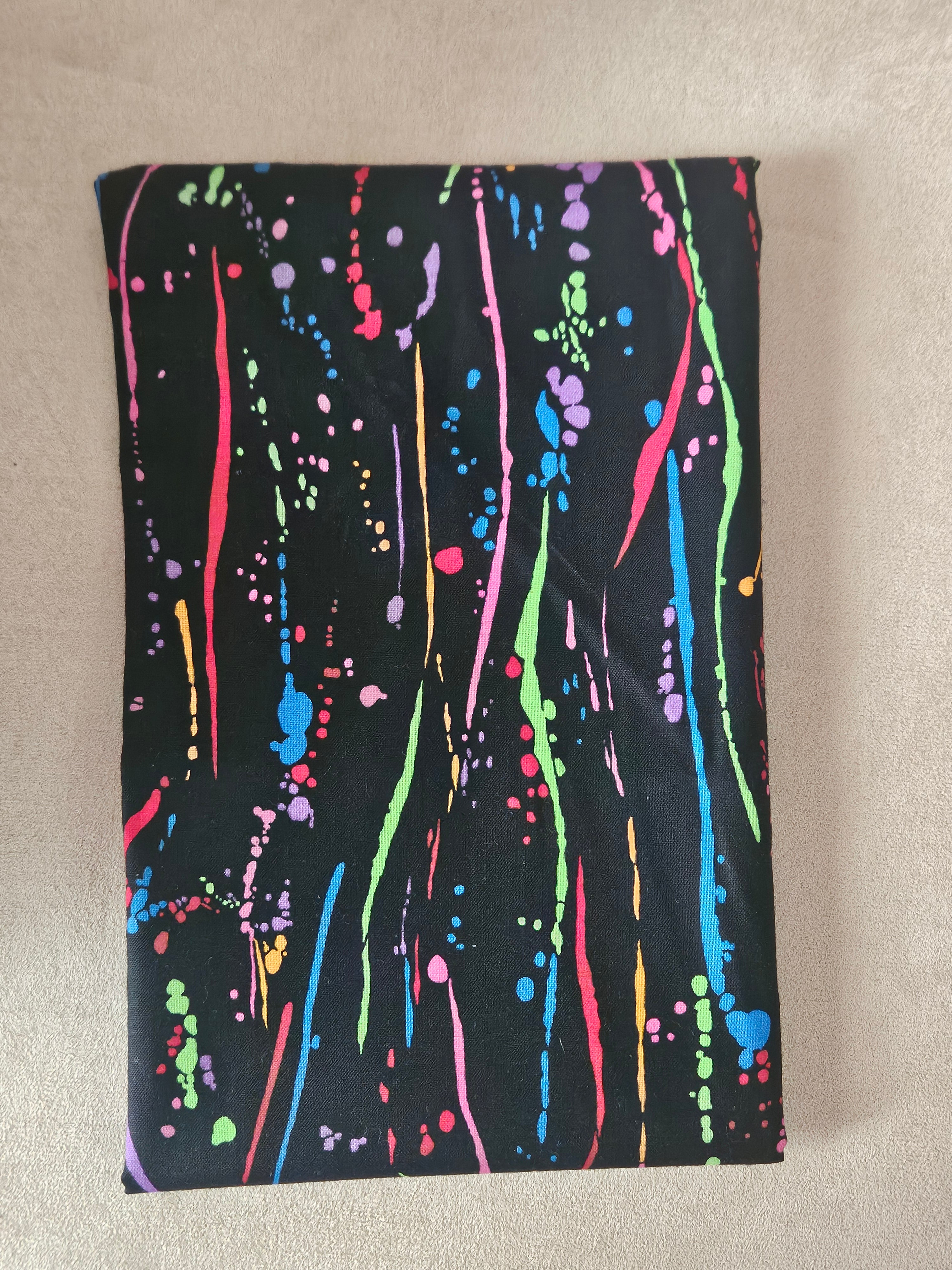 Neon Paint Splatter Bible Cover