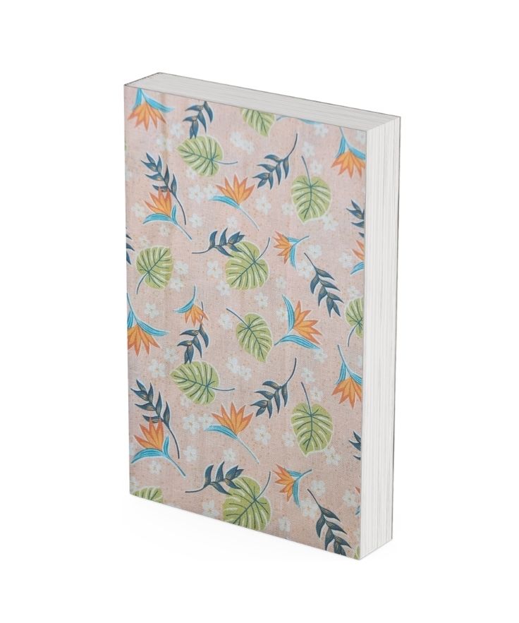 Pink Tropical Floral Bible Cover