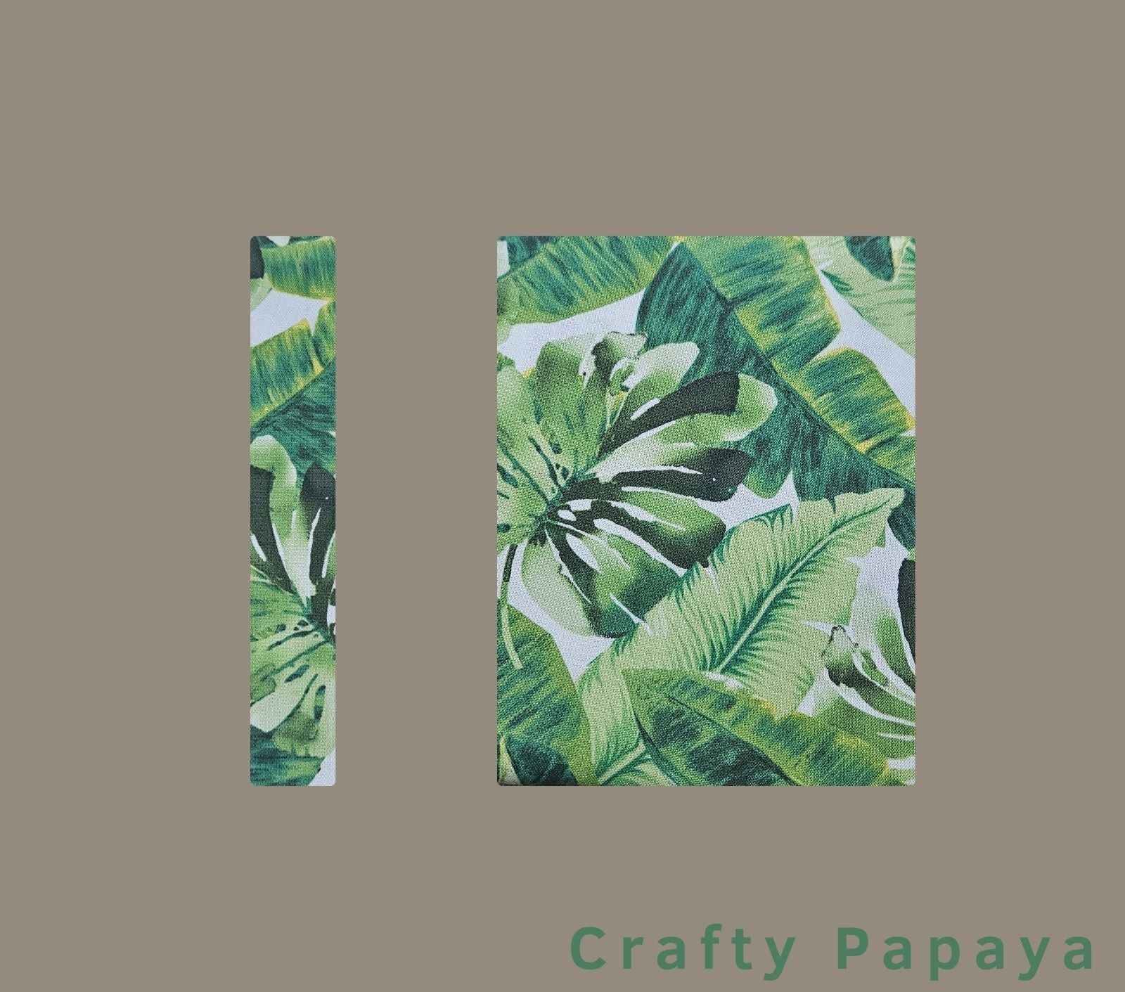 Tropical Leaf Bible Cover