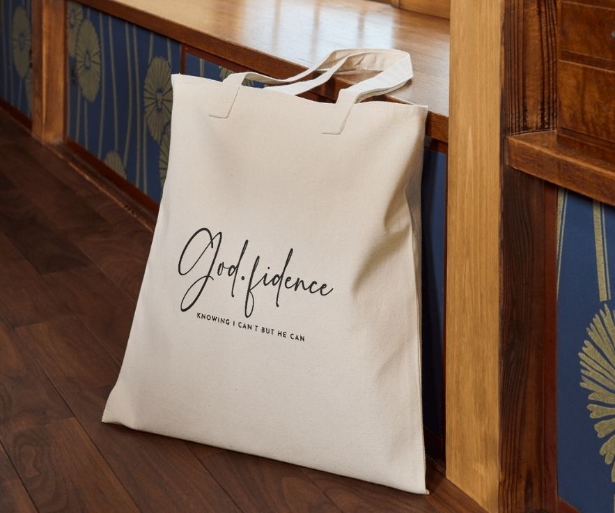 God-fidence Canvas Tote Bag