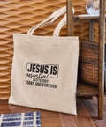 Jesus Is Essential Canvas Tote Bag