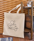 She Is Strong Canvas Tote Bag – Proverbs 31:25
